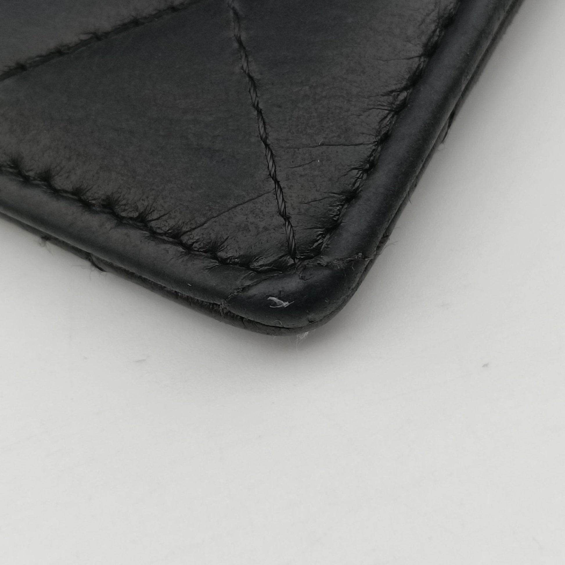 CC Logo Matelasse Card Case Black lambskin AP0711 28444971ココマーク マトラッセ  カードケース ブラック ラムスキン AP0711 28444971