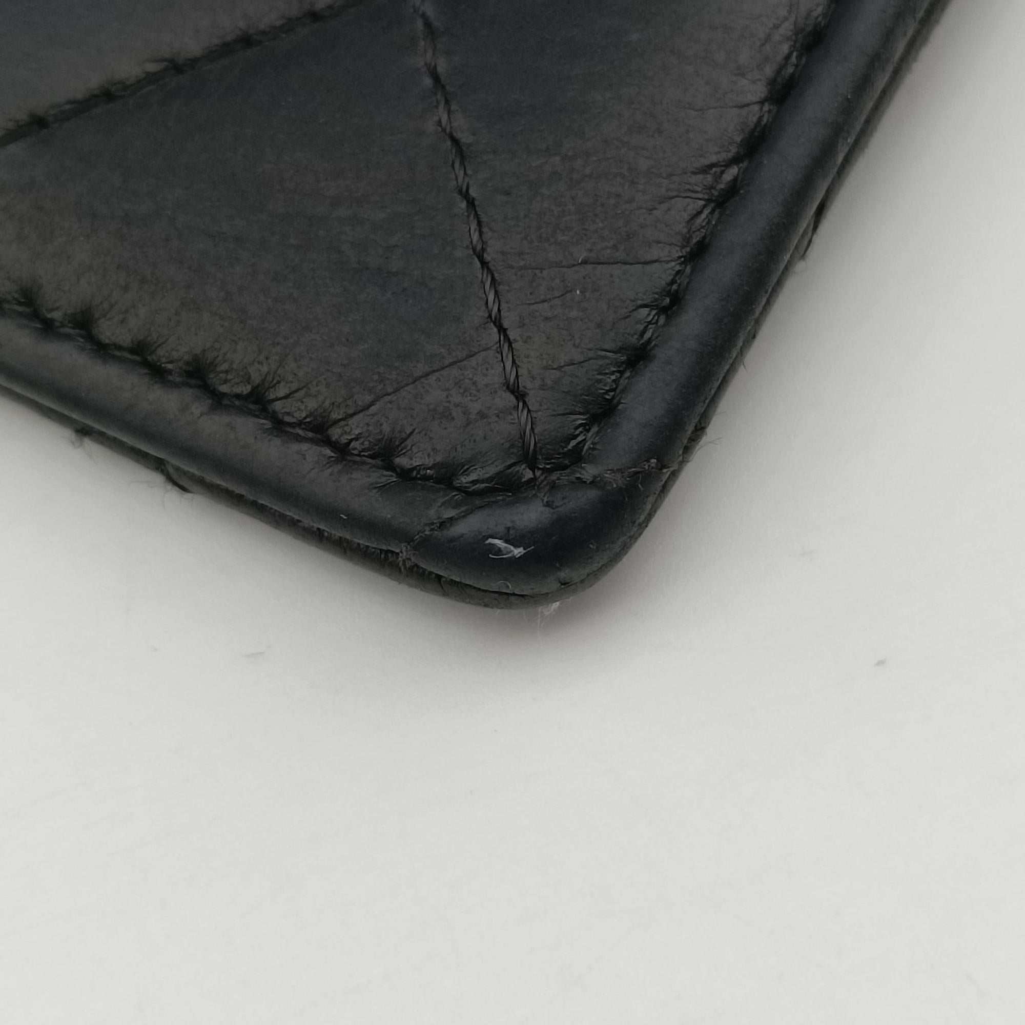 CC Logo Matelasse Card Case Black lambskin AP0711 28444971ココマーク マトラッセ  カードケース ブラック ラムスキン AP0711 28444971