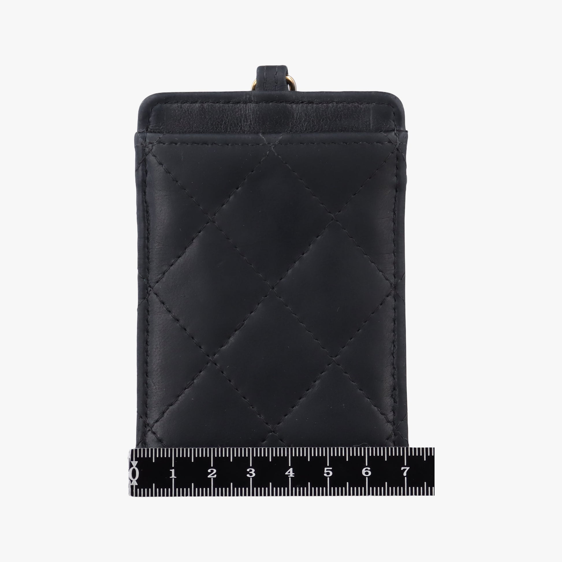 CC Logo Matelasse Card Case Black lambskin AP0711 28444971ココマーク マトラッセ  カードケース ブラック ラムスキン AP0711 28444971