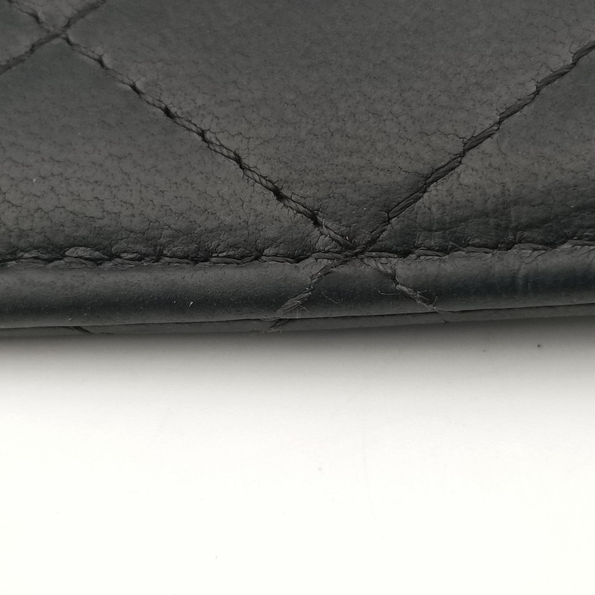 CC Logo Matelasse Card Case Black lambskin AP0711 28444971ココマーク マトラッセ  カードケース ブラック ラムスキン AP0711 28444971