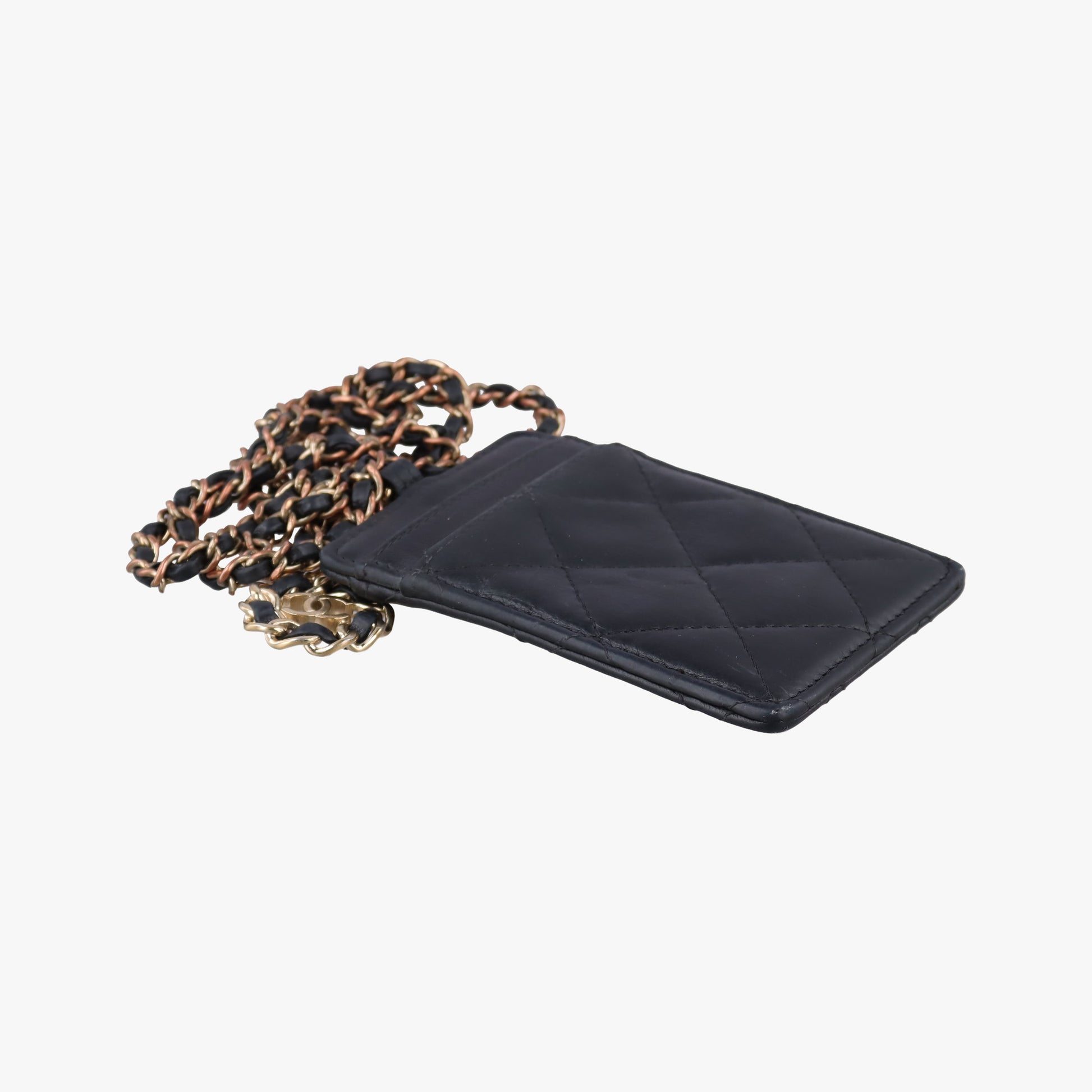 CC Logo Matelasse Card Case Black lambskin AP0711 28444971ココマーク マトラッセ  カードケース ブラック ラムスキン AP0711 28444971