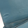Push-Lock Flap Blue Leather 197プッシュロック フラップ ブルー レザー 197