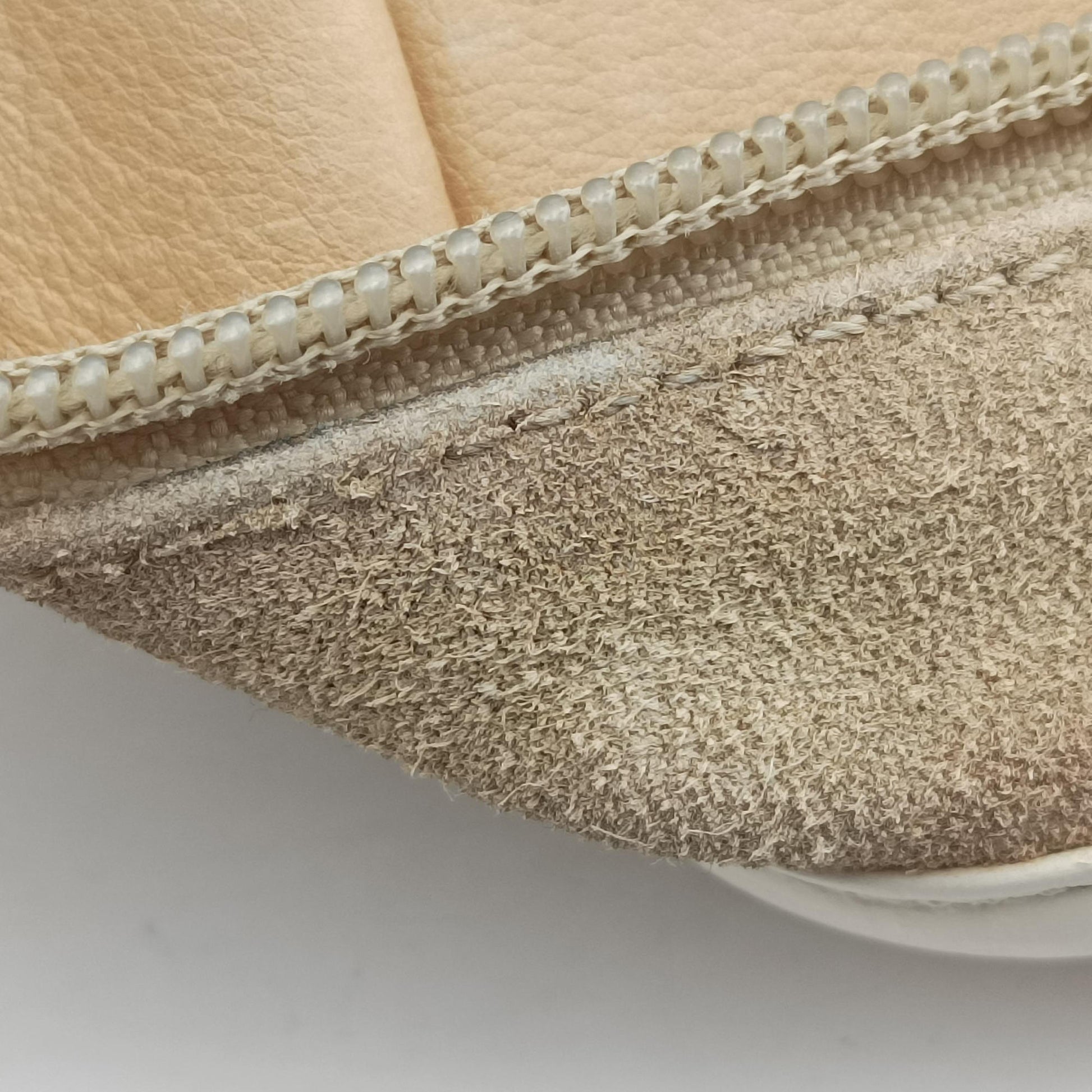 Amazona White×Beige Suede×leather アマソナ ホワイト×ベージュ スエード×レザー 