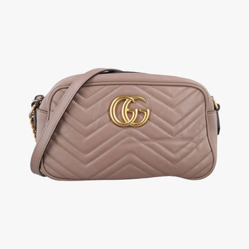 GG Marmont beige Leather 447632 A022556321GGマーモント ベージュ レザー 447632 A022556321