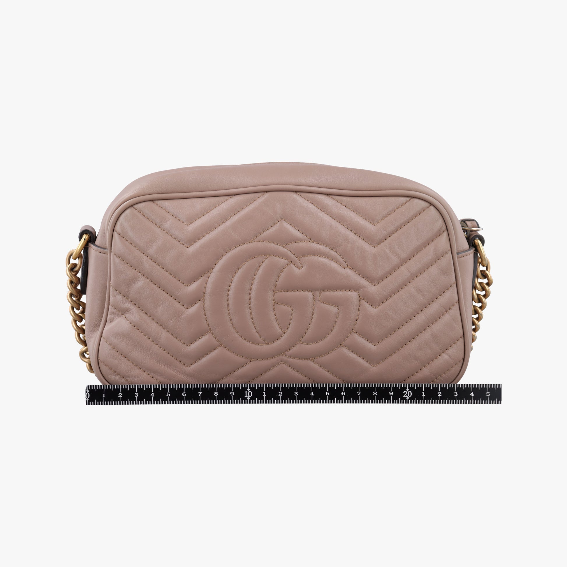 GG Marmont beige Leather 447632 A022556321GGマーモント ベージュ レザー 447632 A022556321