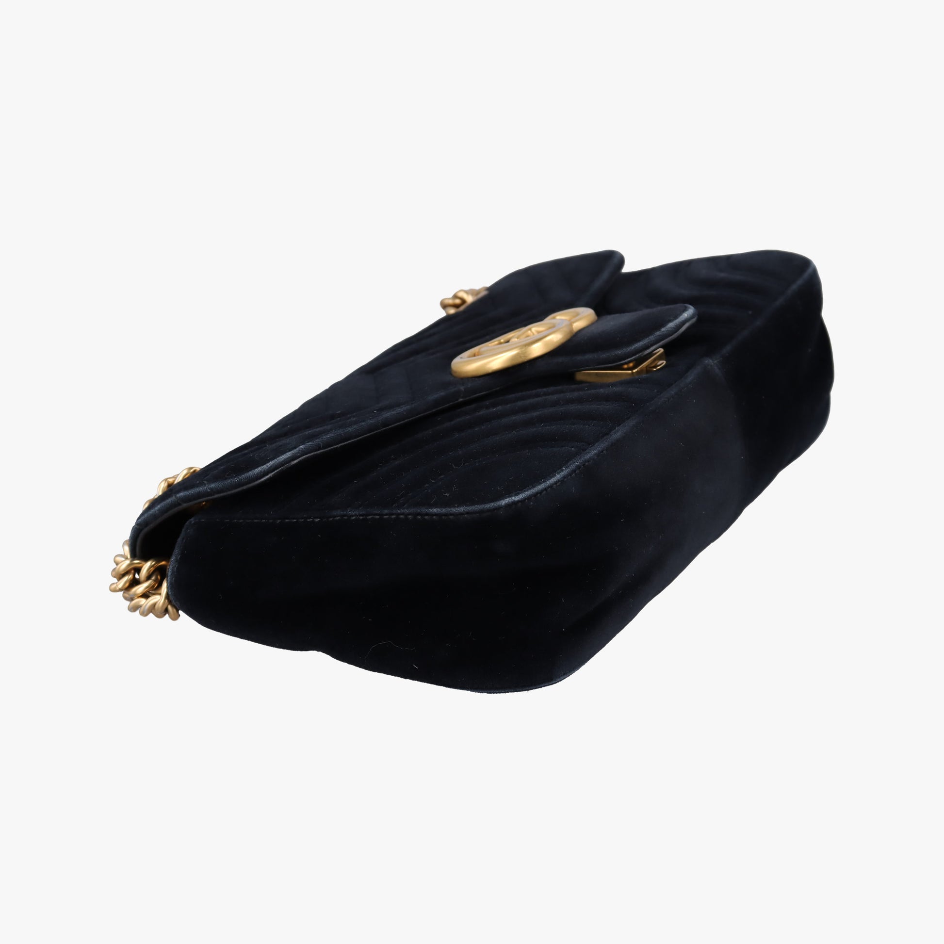 GG Marmont Black velour 443497 B024142631GGマーモント ブラック ベロア 443497 B024142631
