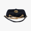 GG Marmont Black velour 443497 B024142631GGマーモント ブラック ベロア 443497 B024142631