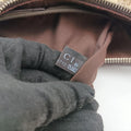 Abbey D-ring Hobo Brown Leather×canvas 190525 C7174710アビー Dリング ホーボー ブラウン レザー×キャンバス 190525 C7174710