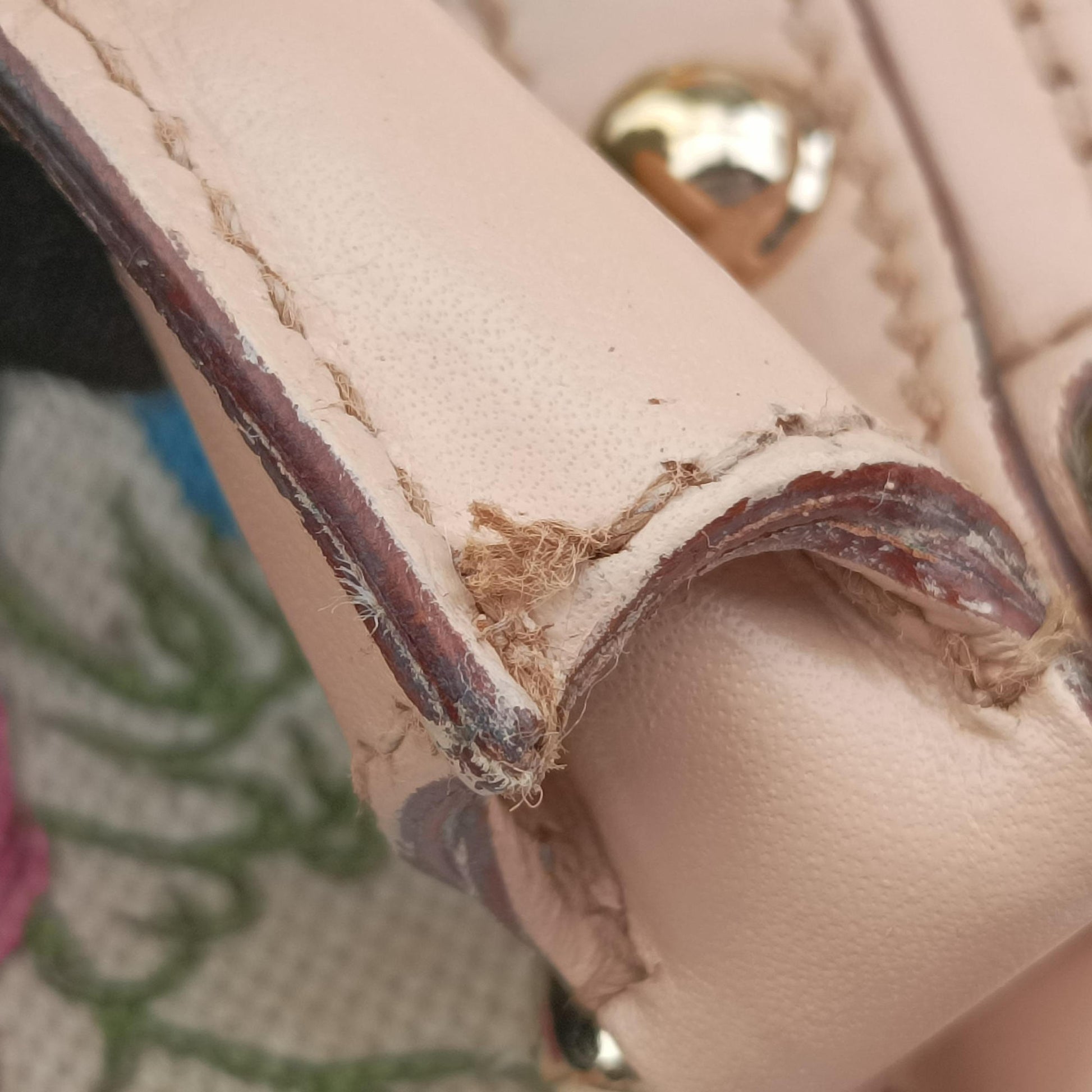 Horsebit Medium Hasler Ivory×Pink×Multicolor canvas×leather 137385 ホースビット ミディアム ハスラー アイボリー×ピンク×マルチカラー キャンバス×レザー 137385 