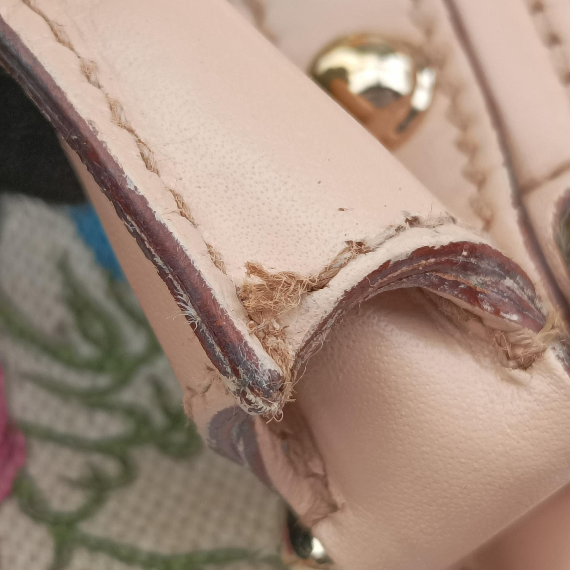 Horsebit Medium Hasler Ivory×Pink×Multicolor canvas×leather 137385 ホースビット ミディアム ハスラー アイボリー×ピンク×マルチカラー キャンバス×レザー 137385 