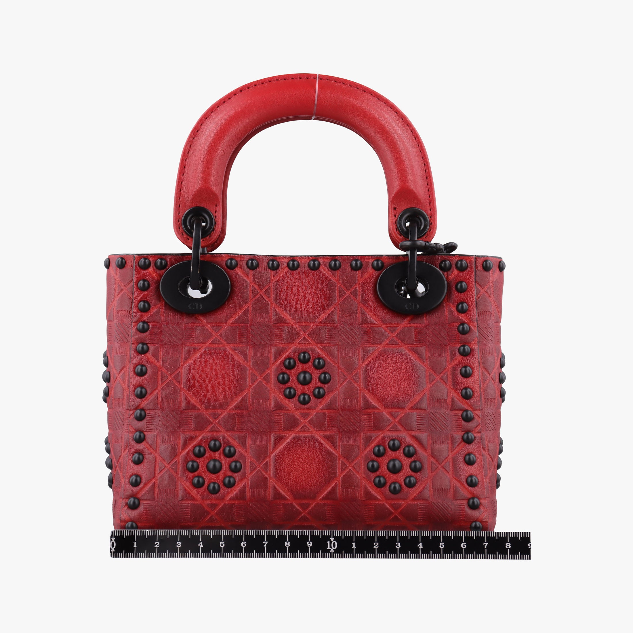 Lady Dior Red Leather 35-MA-0148レディ ディオール ミニ レッド レザー 35-MA-0148
