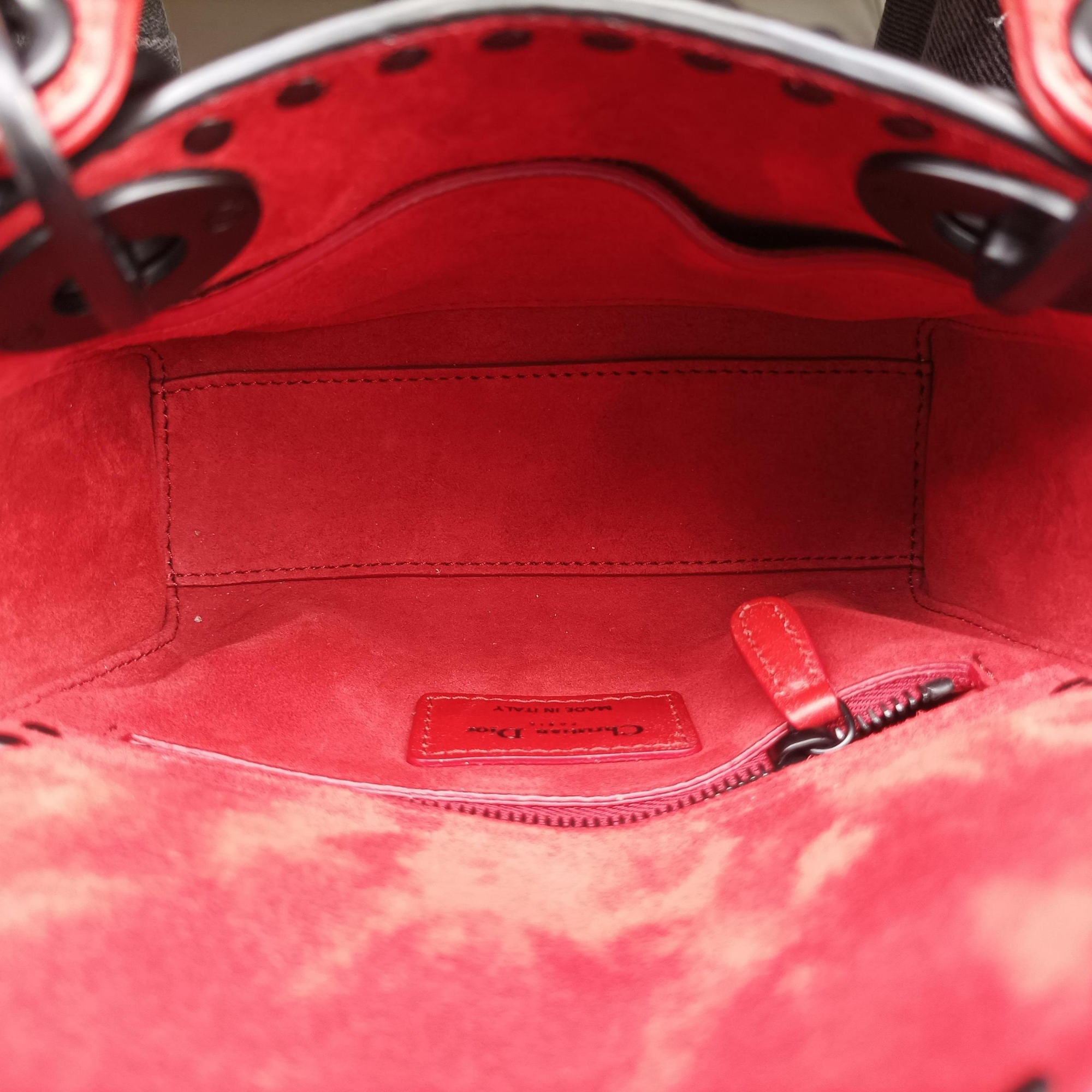Lady Dior Red Leather 35-MA-0148レディ ディオール ミニ レッド レザー 35-MA-0148