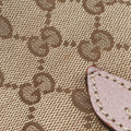 Bree Beige×pink Canvas×Leather 323671 E015188356ブリー ベージュ×ピンク キャンバス×レザー 323671 E015188356