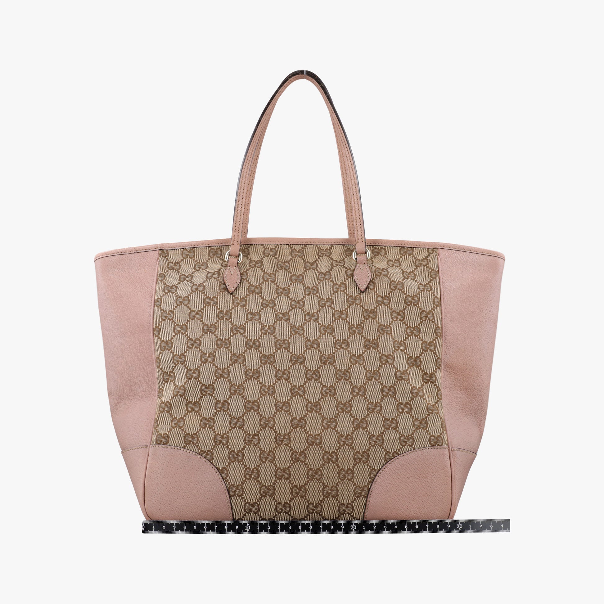 Bree Beige×pink Canvas×Leather 323671 E015188356ブリー ベージュ×ピンク キャンバス×レザー 323671 E015188356