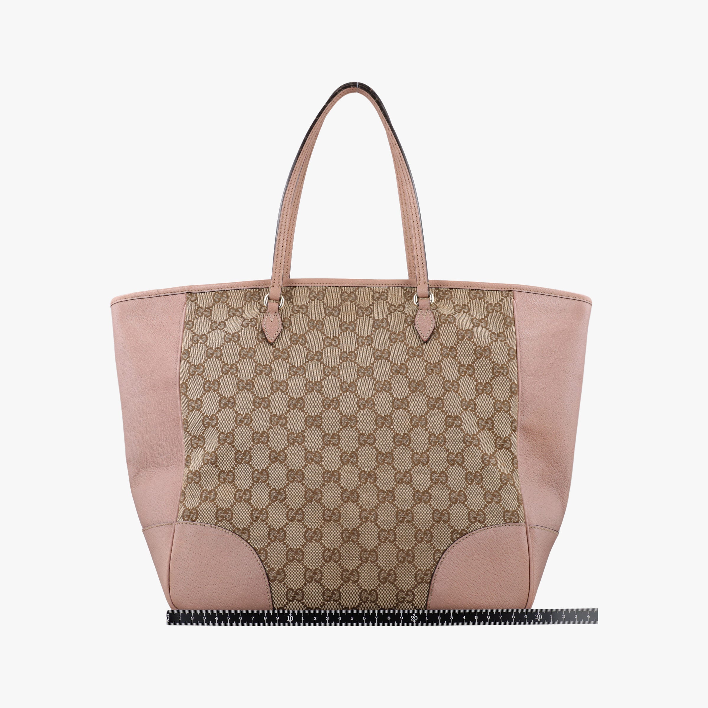 Bree Beige×pink Canvas×Leather 323671 E015188356ブリー ベージュ×ピンク キャンバス×レザー 323671 E015188356