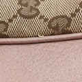 Bree Beige×pink Canvas×Leather 323671 E015188356ブリー ベージュ×ピンク キャンバス×レザー 323671 E015188356