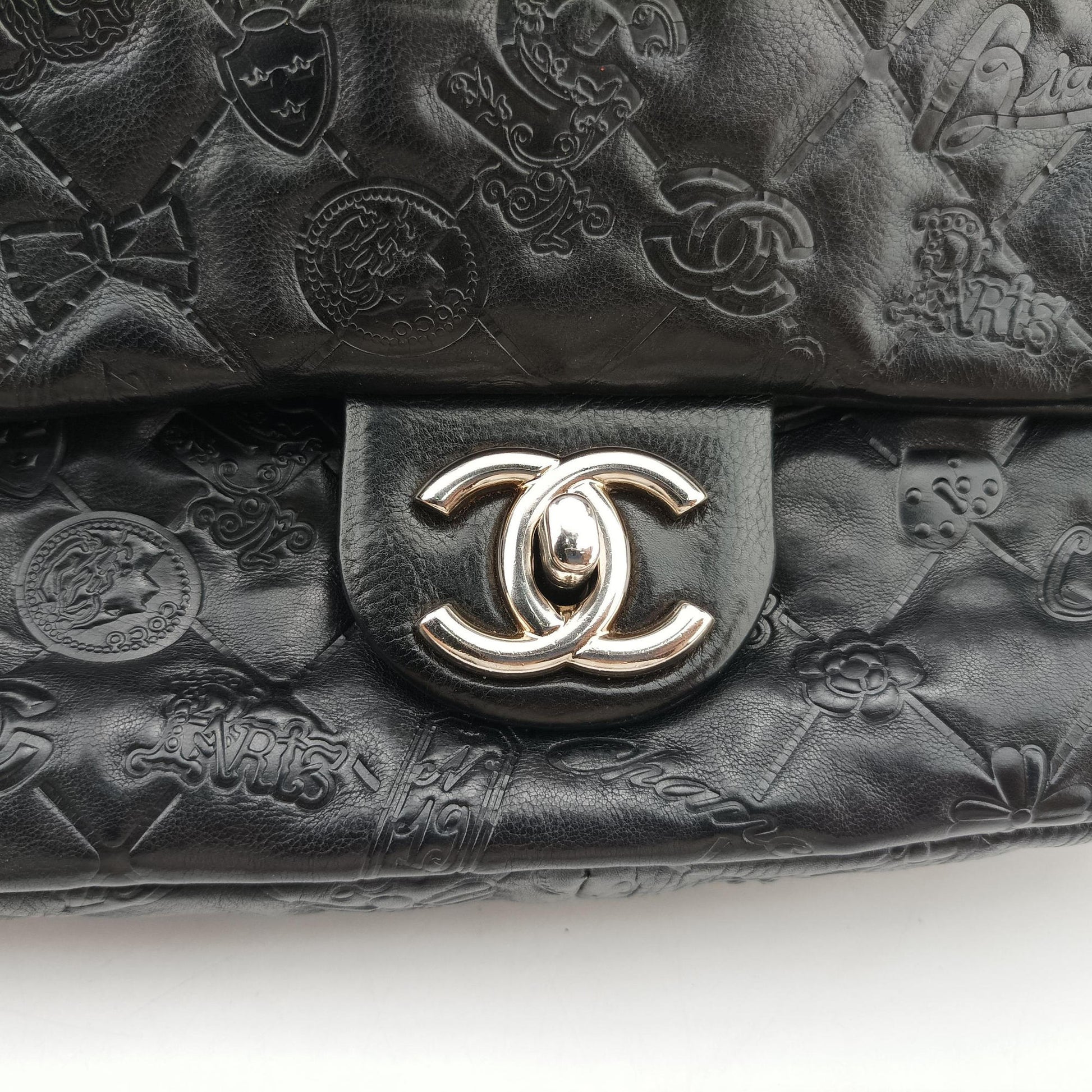 Matelasse coco mark Black lambskin A49756 14079839マトラッセ ココマーク ブラック ラムスキン A49756 14079839