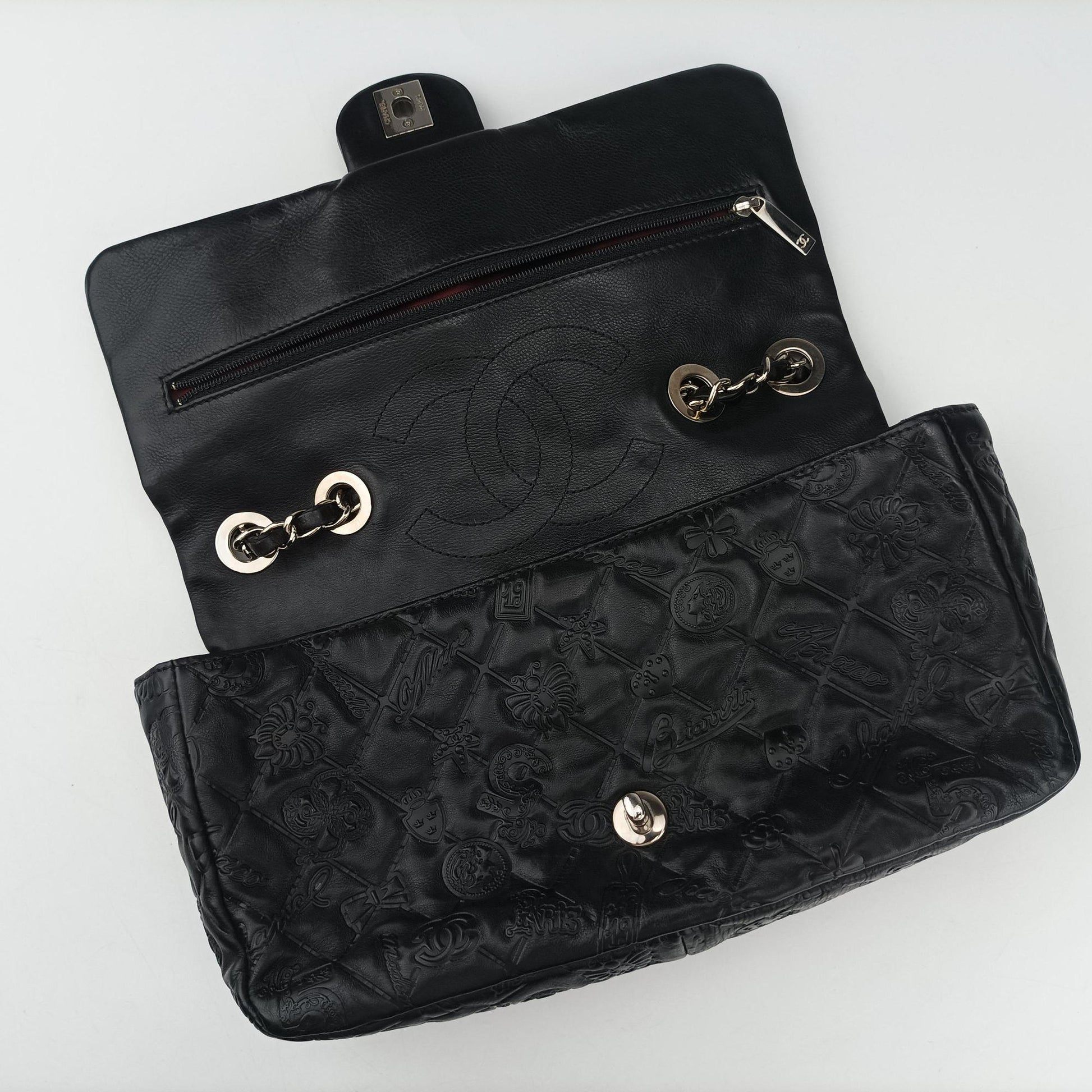 Matelasse coco mark Black lambskin A49756 14079839マトラッセ ココマーク ブラック ラムスキン A49756 14079839