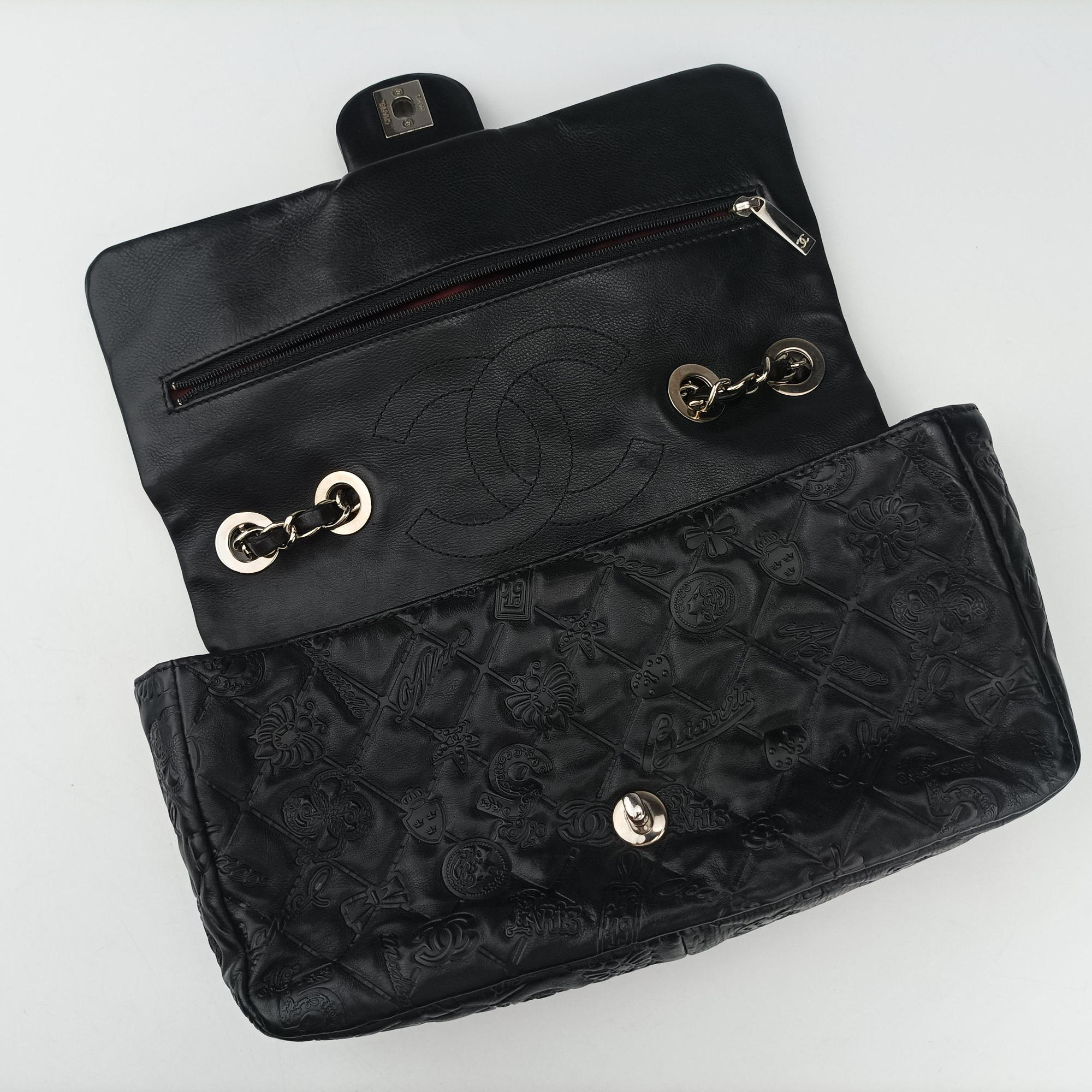 Matelasse coco mark Black lambskin A49756 14079839マトラッセ ココマーク ブラック ラムスキン A49756 14079839
