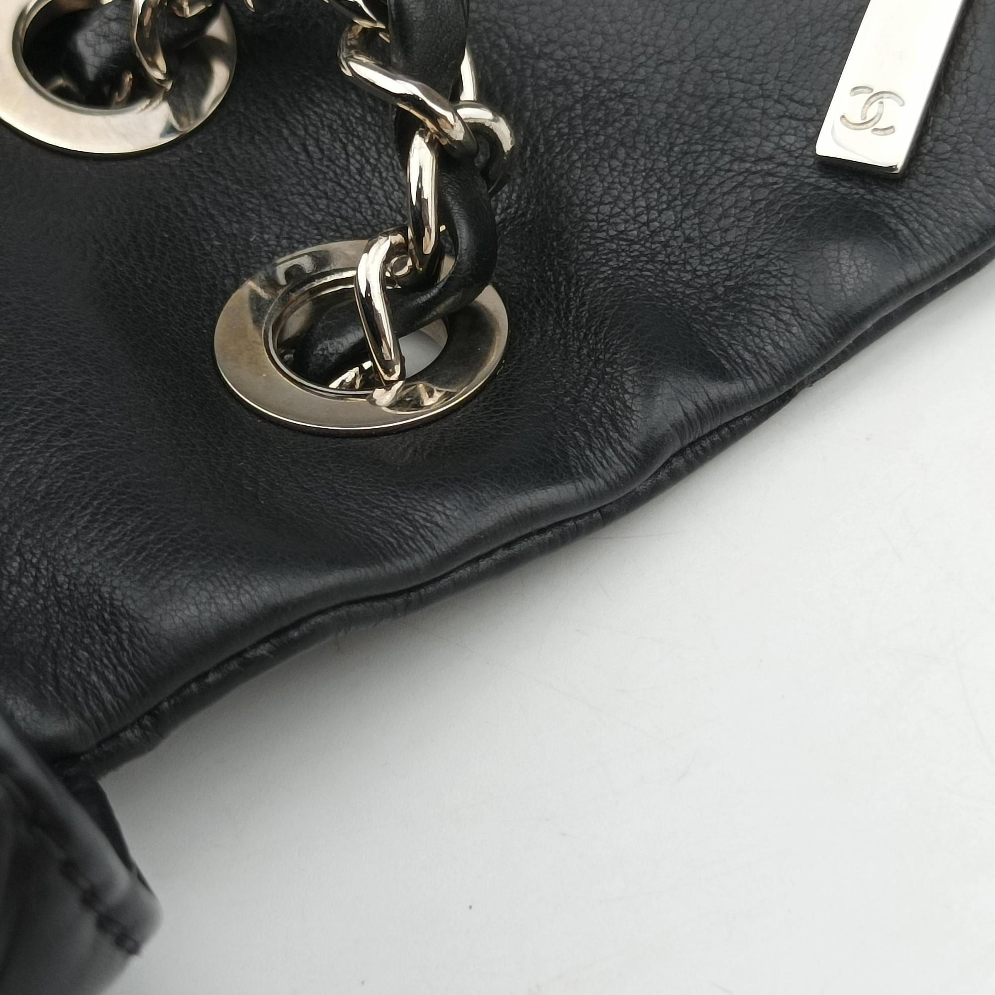Matelasse coco mark Black lambskin A49756 14079839マトラッセ ココマーク ブラック ラムスキン A49756 14079839