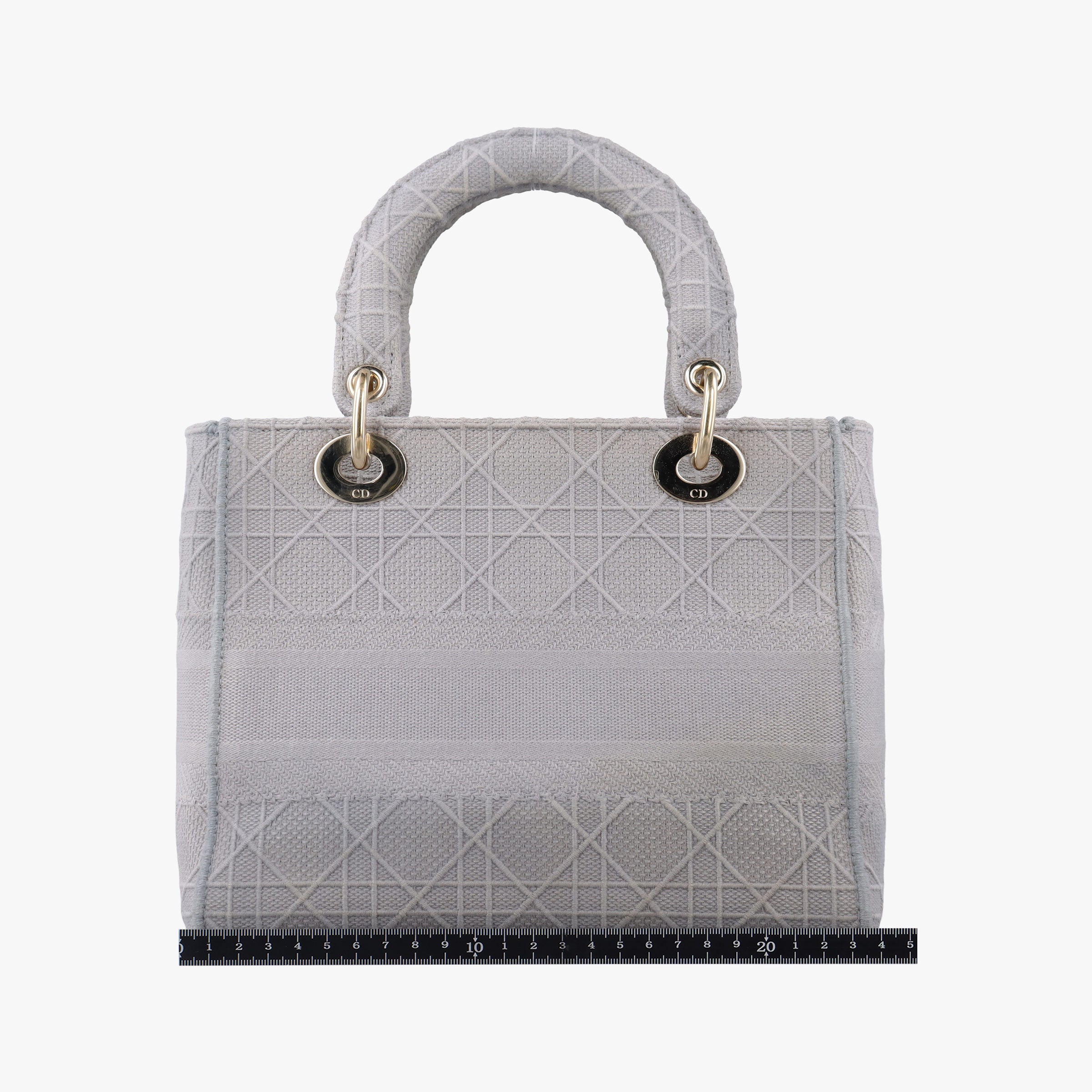 Lady Dior D-lite Grey Jacquard 50-MA-0220 IC Chipレディディオール D-lite グレー ジャガード 50-MA-0220 ICチップ