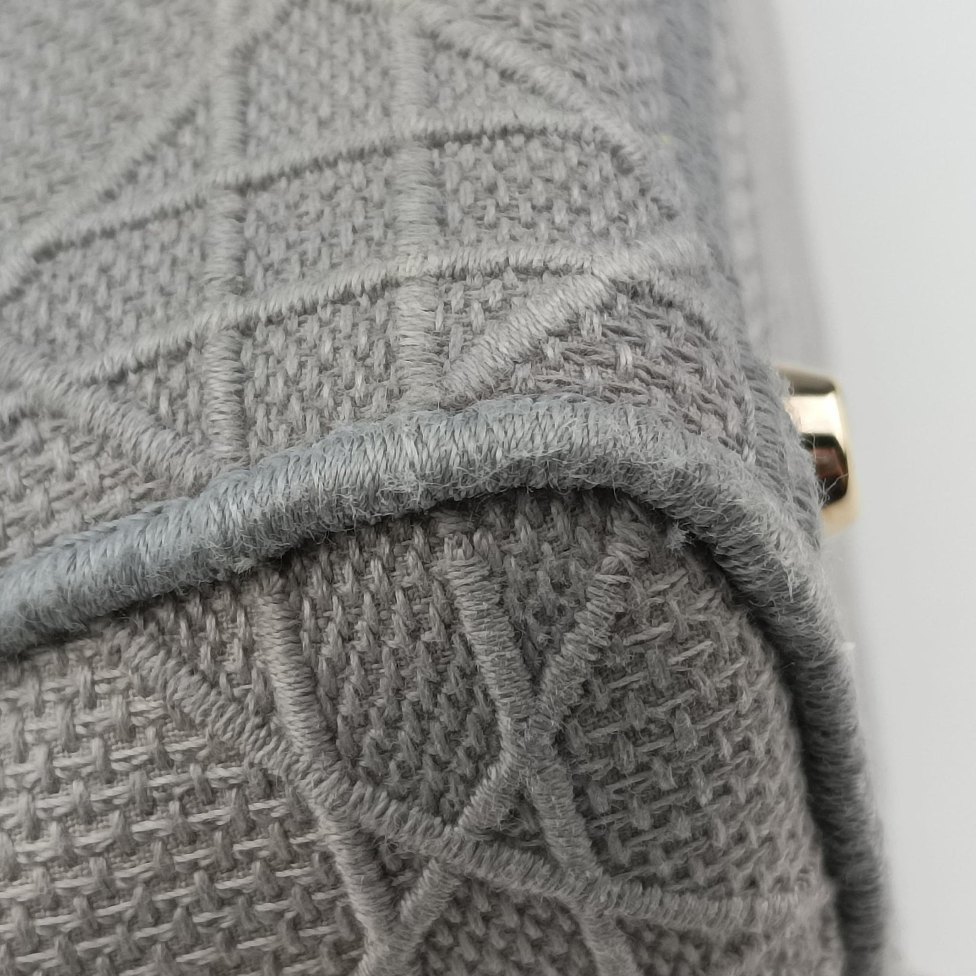 Lady Dior D-lite Grey Jacquard 50-MA-0220 IC Chipレディディオール D-lite グレー ジャガード 50-MA-0220 ICチップ