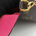 Love Lock Pochette Felicie Brown Monogram × Fuchsia Monogram PVC Coated Canvas M63999 MI5118ラブロック ポシェット フェリシー ブラウン×フューシャ モノグラムPVCコーティングキャンバス M63999 MI5118