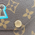 Love Lock Pochette Felicie Brown Monogram × Fuchsia Monogram PVC Coated Canvas M63999 MI5118ラブロック ポシェット フェリシー ブラウン×フューシャ モノグラムPVCコーティングキャンバス M63999 MI5118