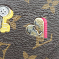 Love Lock Pochette Felicie Brown Monogram × Fuchsia Monogram PVC Coated Canvas M63999 MI5118ラブロック ポシェット フェリシー ブラウン×フューシャ モノグラムPVCコーティングキャンバス M63999 MI5118
