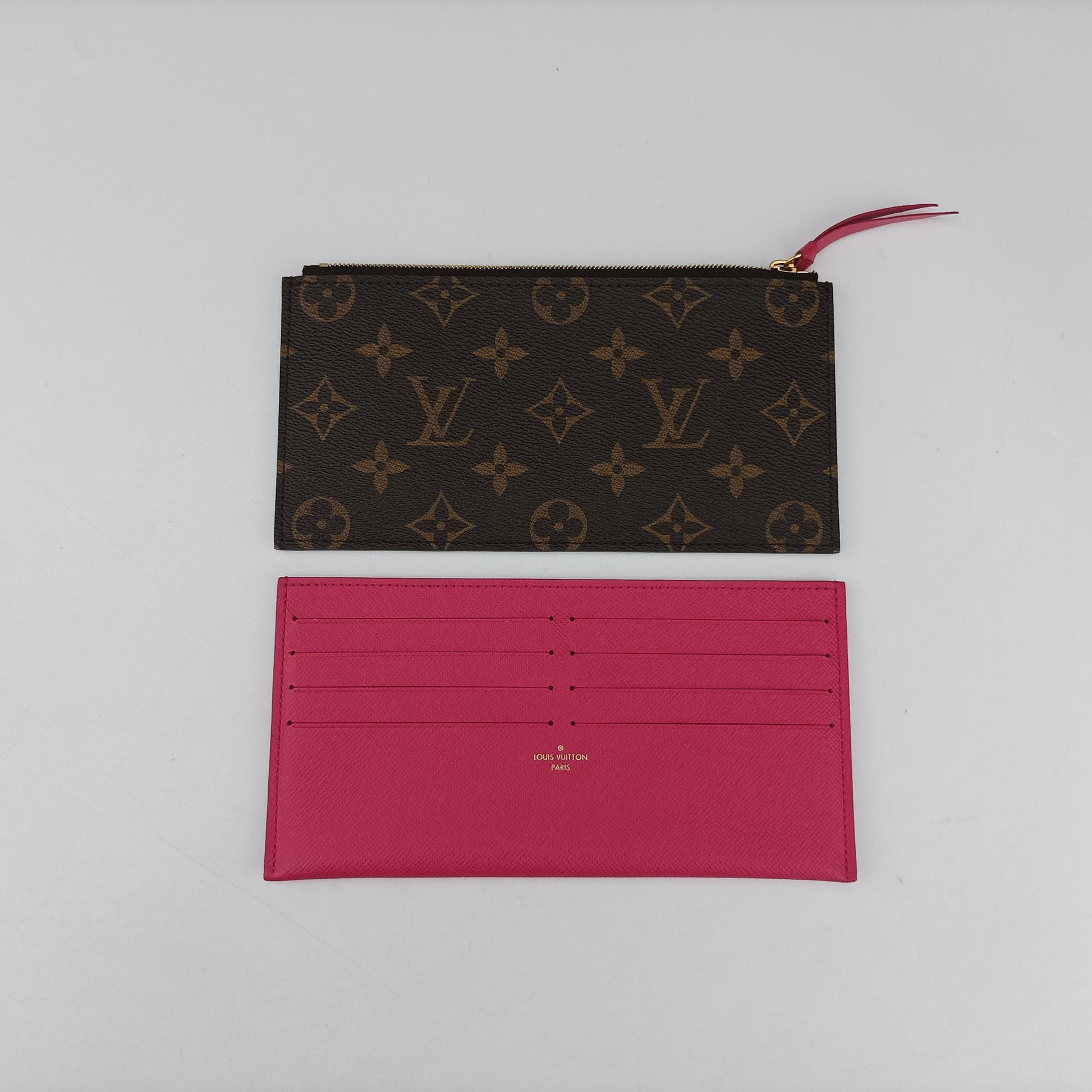 Love Lock Pochette Felicie Brown Monogram × Fuchsia Monogram PVC Coated Canvas M63999 MI5118ラブロック ポシェット フェリシー ブラウン×フューシャ モノグラムPVCコーティングキャンバス M63999 MI5118