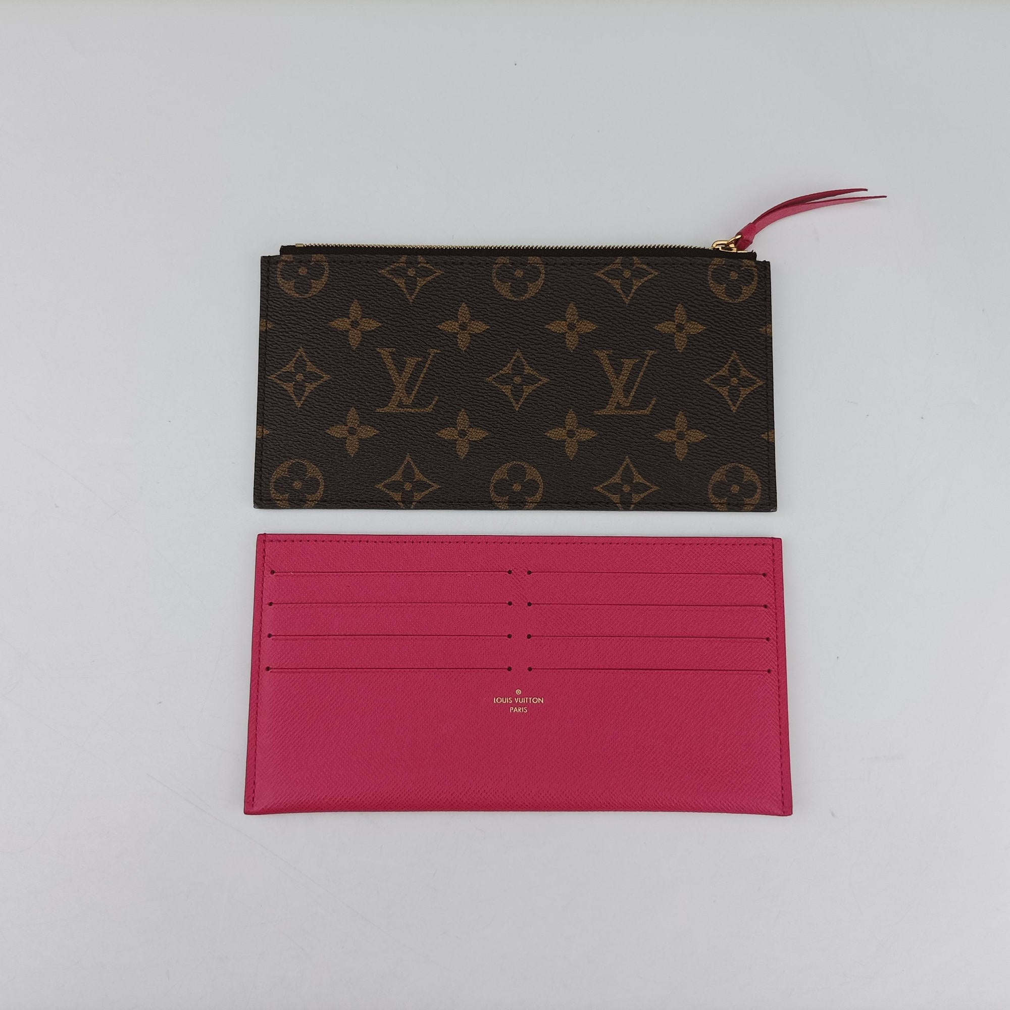 Love Lock Pochette Felicie Brown Monogram × Fuchsia Monogram PVC Coated Canvas M63999 MI5118ラブロック ポシェット フェリシー ブラウン×フューシャ モノグラムPVCコーティングキャンバス M63999 MI5118