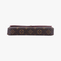 Love Lock Pochette Felicie Brown Monogram × Fuchsia Monogram PVC Coated Canvas M63999 MI5118ラブロック ポシェット フェリシー ブラウン×フューシャ モノグラムPVCコーティングキャンバス M63999 MI5118