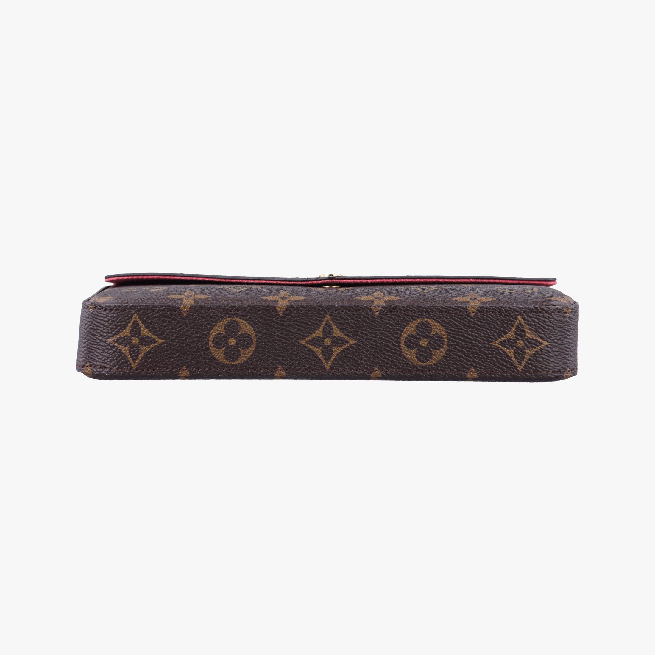 Love Lock Pochette Felicie Brown Monogram × Fuchsia Monogram PVC Coated Canvas M63999 MI5118ラブロック ポシェット フェリシー ブラウン×フューシャ モノグラムPVCコーティングキャンバス M63999 MI5118