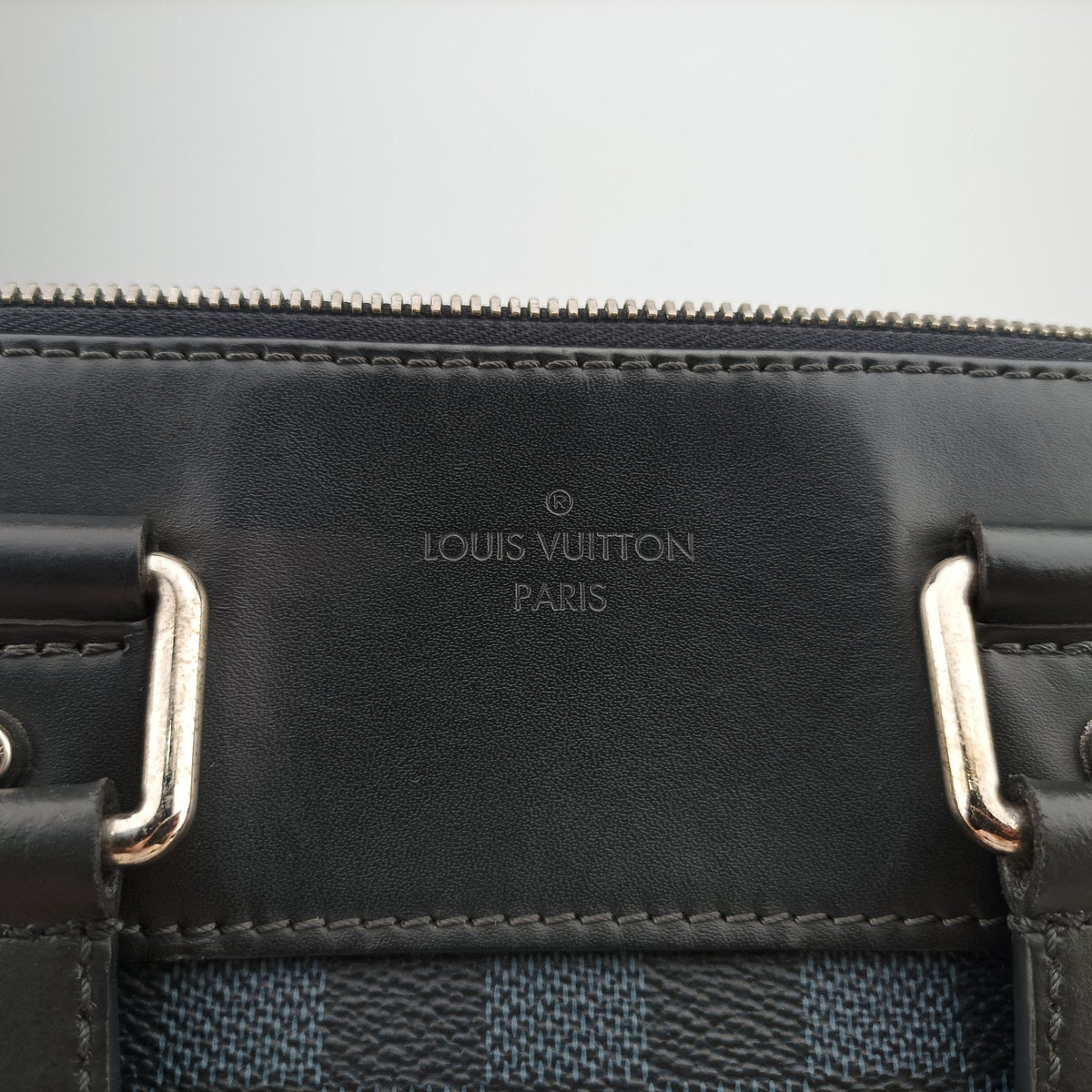 Porte-Documents Jour Black×Navy Damier Cobalt N42241 SR1175ポルトドキュマンジュール PDJ ブラック×ネイビー ダミエ コバルト N42241 SR1175