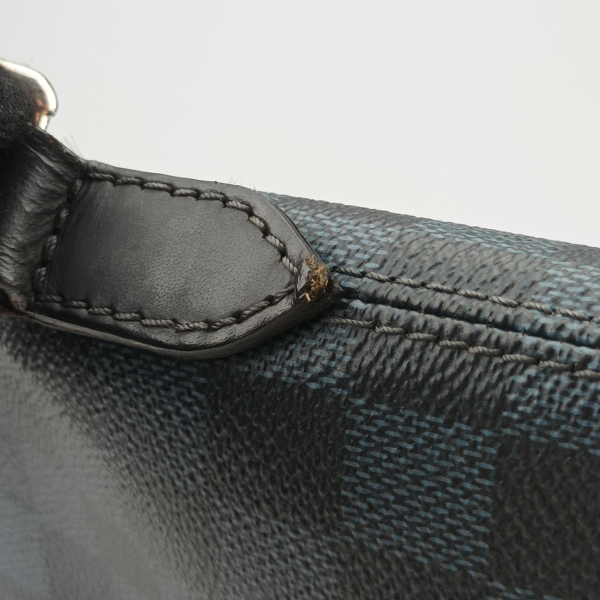 Porte-Documents Jour Black×Navy Damier Cobalt N42241 SR1175ポルトドキュマンジュール PDJ ブラック×ネイビー ダミエ コバルト N42241 SR1175