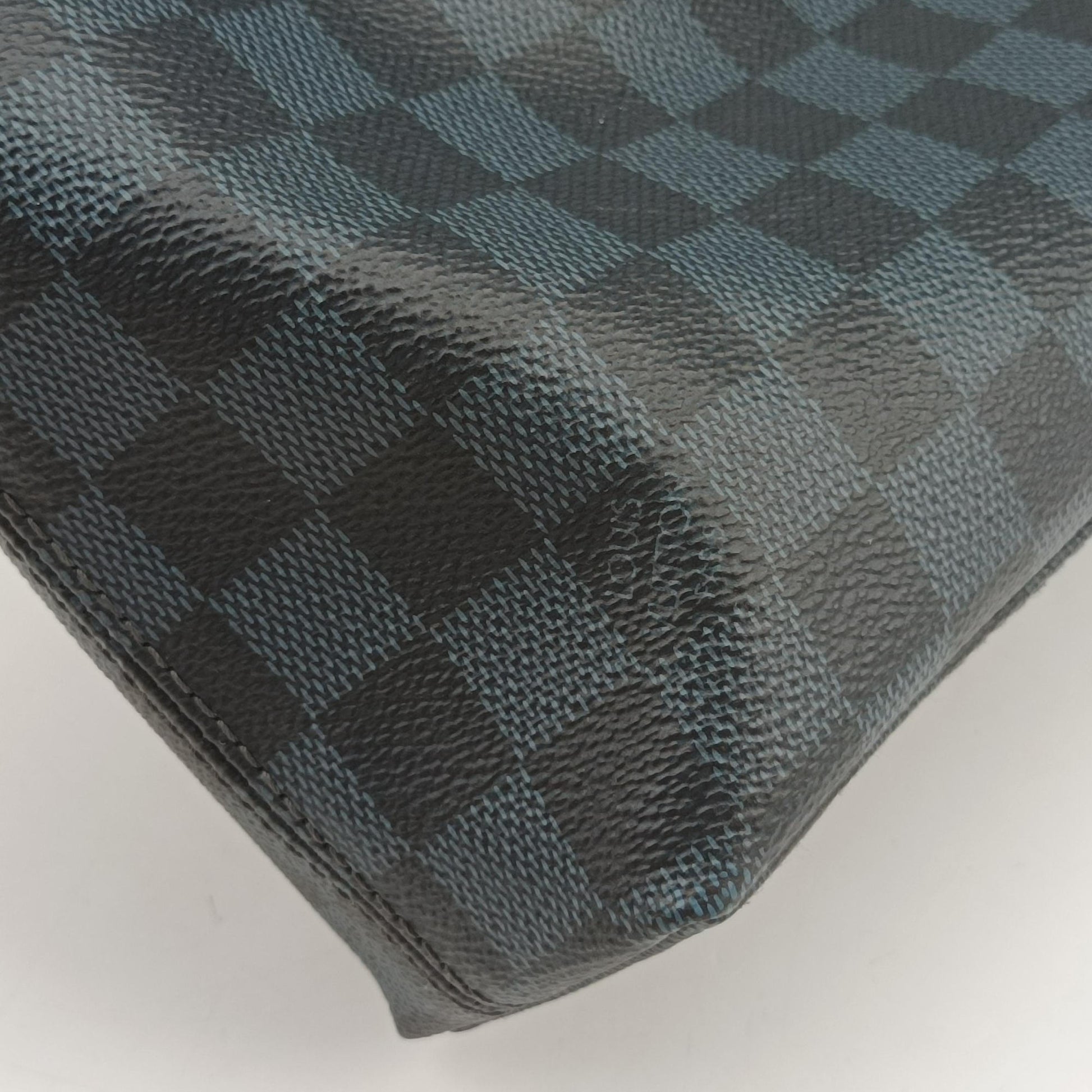 Porte-Documents Jour Black×Navy Damier Cobalt N42241 SR1175ポルトドキュマンジュール PDJ ブラック×ネイビー ダミエ コバルト N42241 SR1175