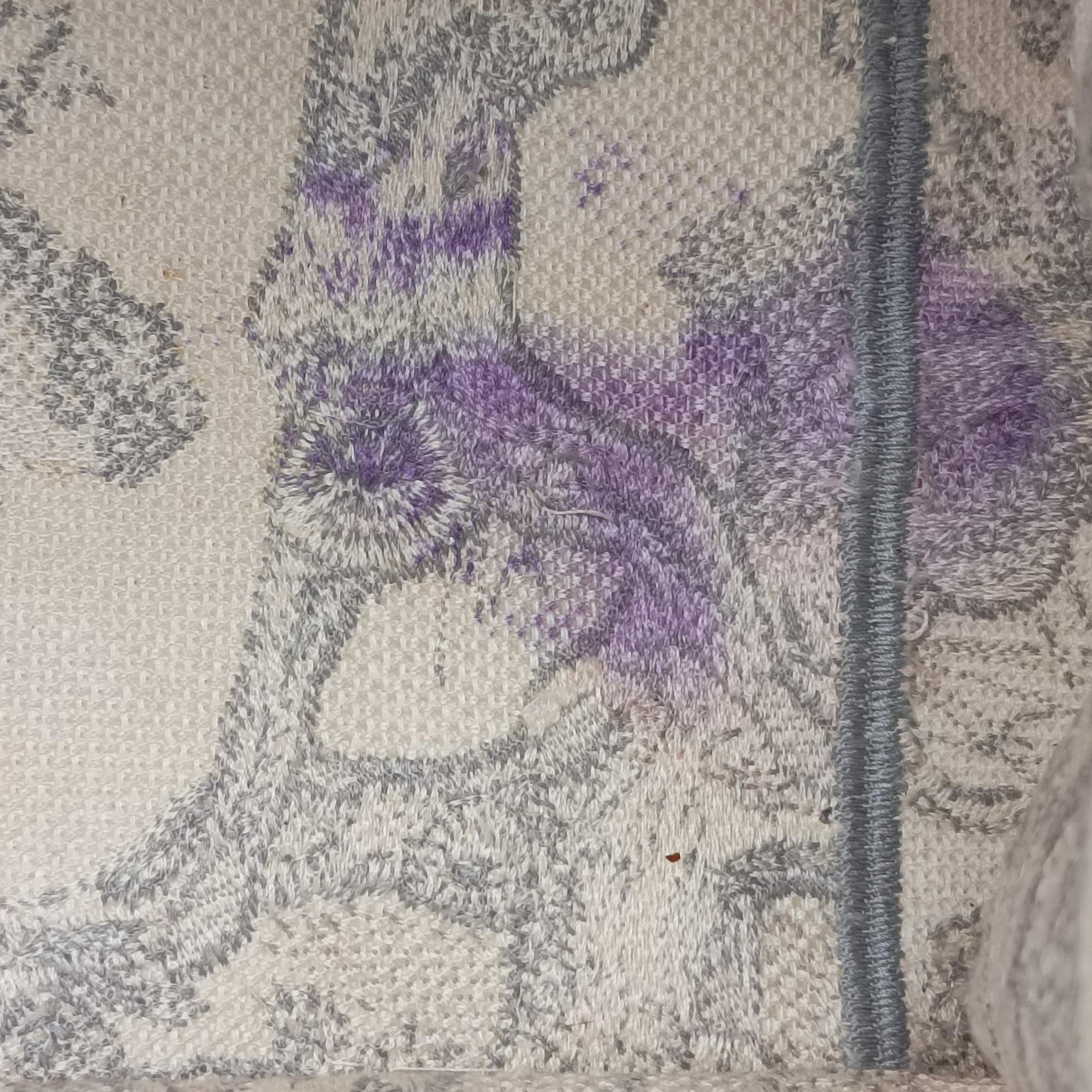 Toile de Jouy Grey canvas 50-MA-0280 IC Chipトワルドジュイ グレー キャンバス 50-MA-0280 ICチップ