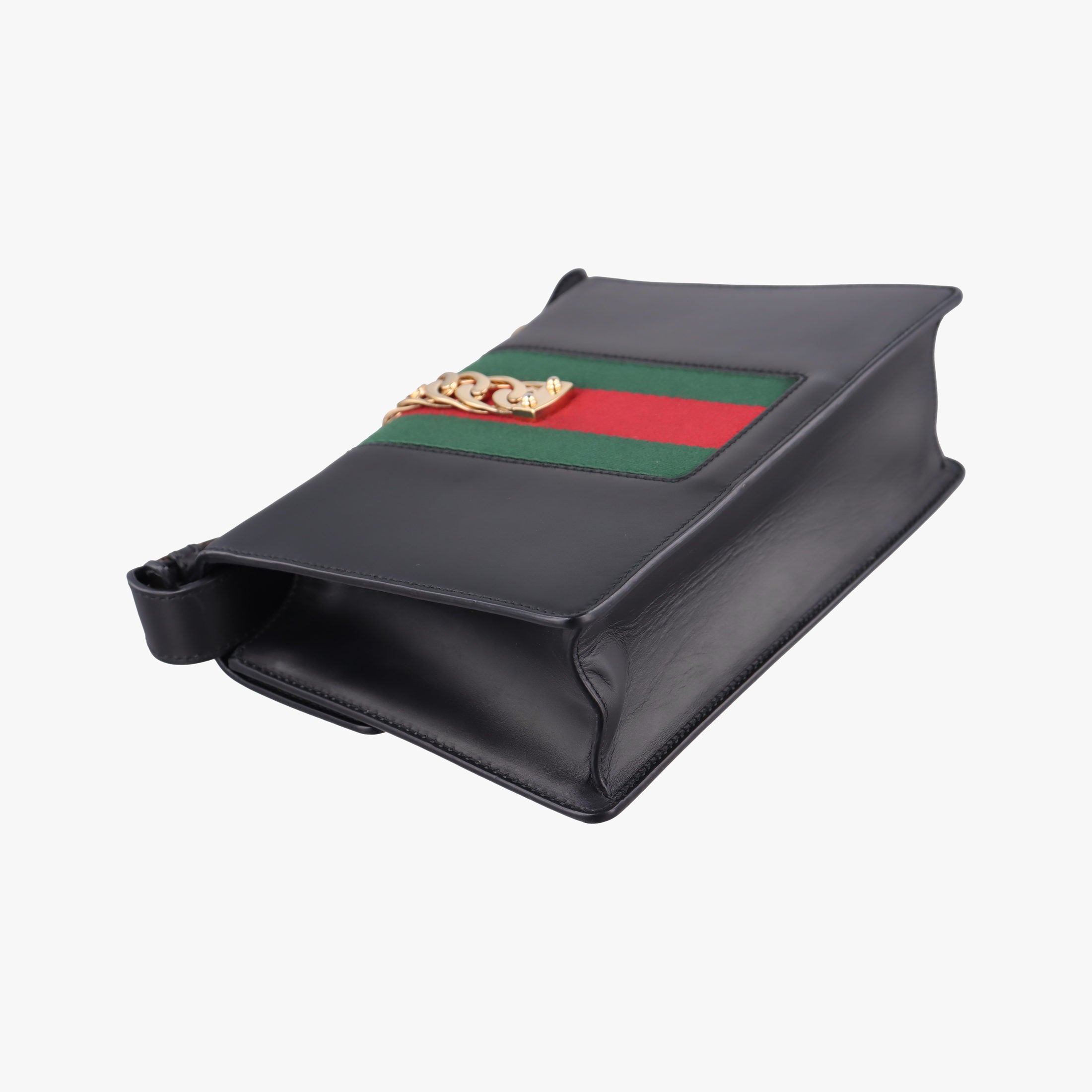Sylvie Black×green×red Leather 421882 C023285386シルヴィ ブラック×グリーン×レッド レザー 421882 C023285386