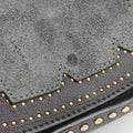 Hudson Gray × Black Suede × Leather 04 16 70 65ハドソン グレー × ブラック スエード×レザー 04 16 70 65