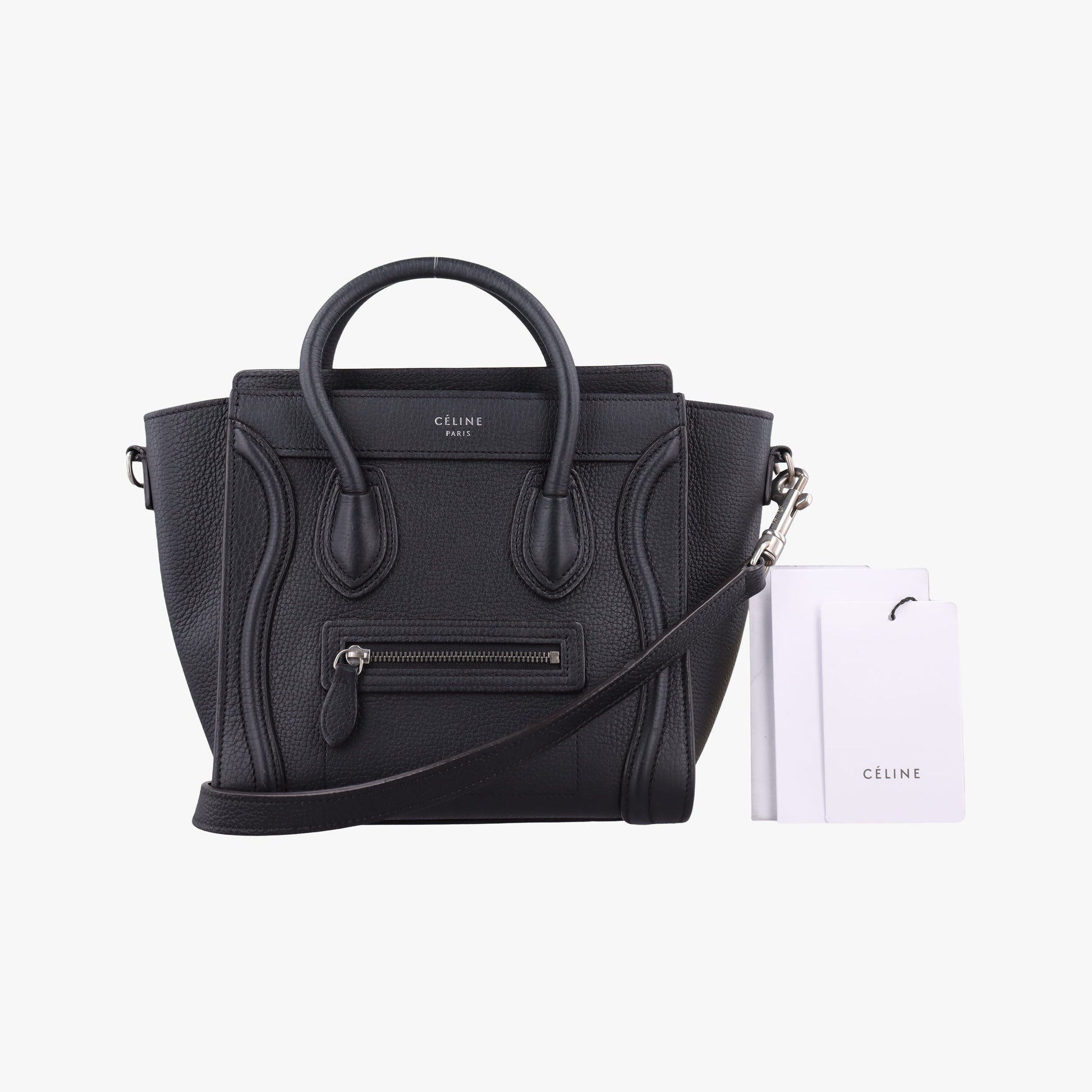 Luggage nano Shopper Black Leather F-CU-2148ラゲージナノショッパー ブラック レザー F-CU-2148