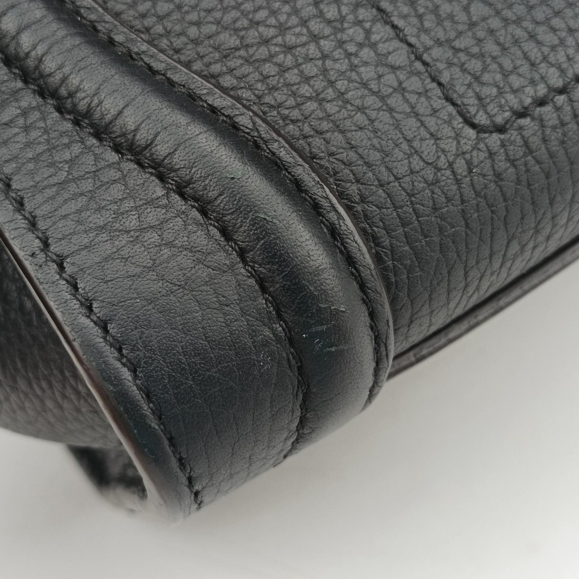 Luggage nano Shopper Black Leather F-CU-2148ラゲージナノショッパー ブラック レザー F-CU-2148
