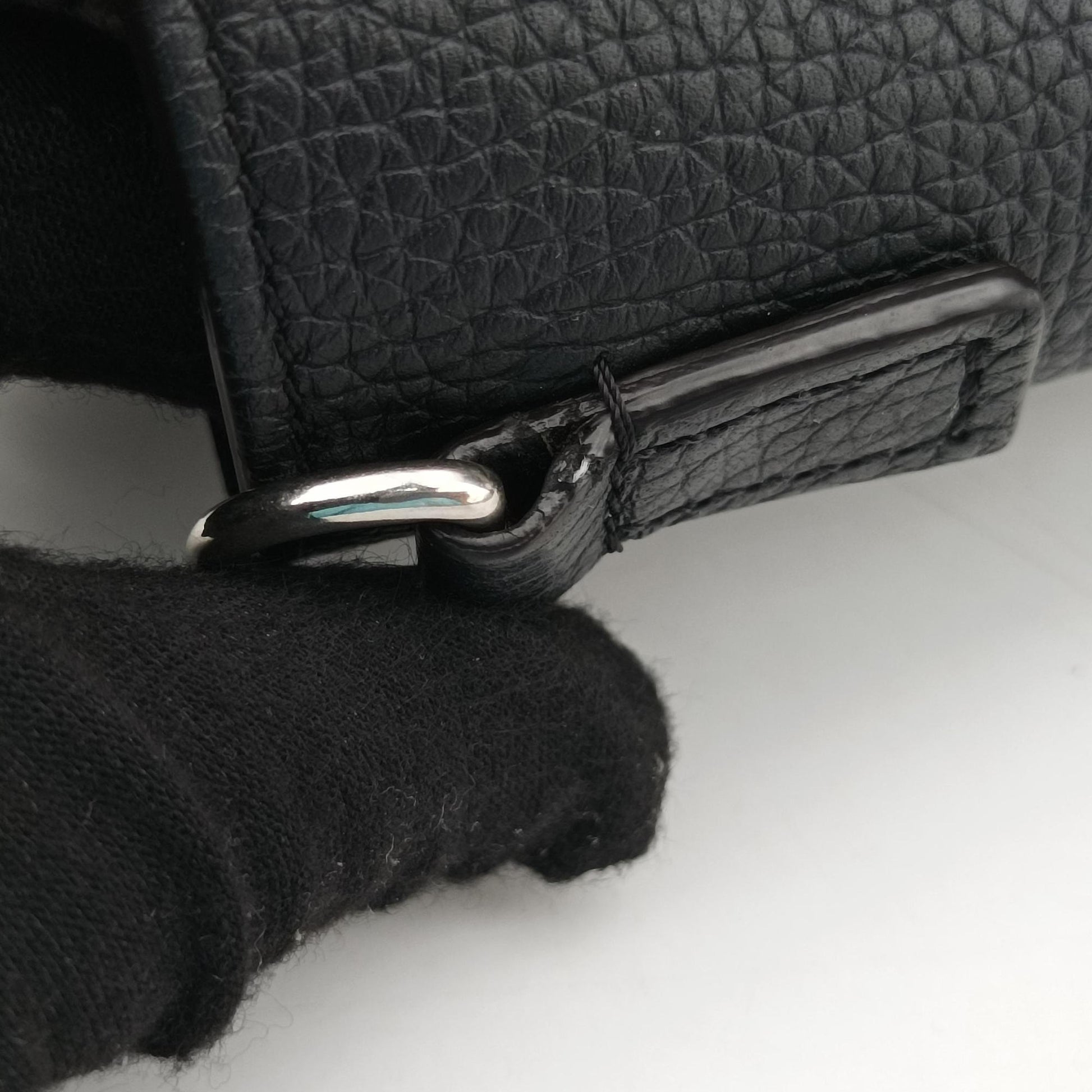Luggage nano Shopper Black Leather F-CU-2148ラゲージナノショッパー ブラック レザー F-CU-2148