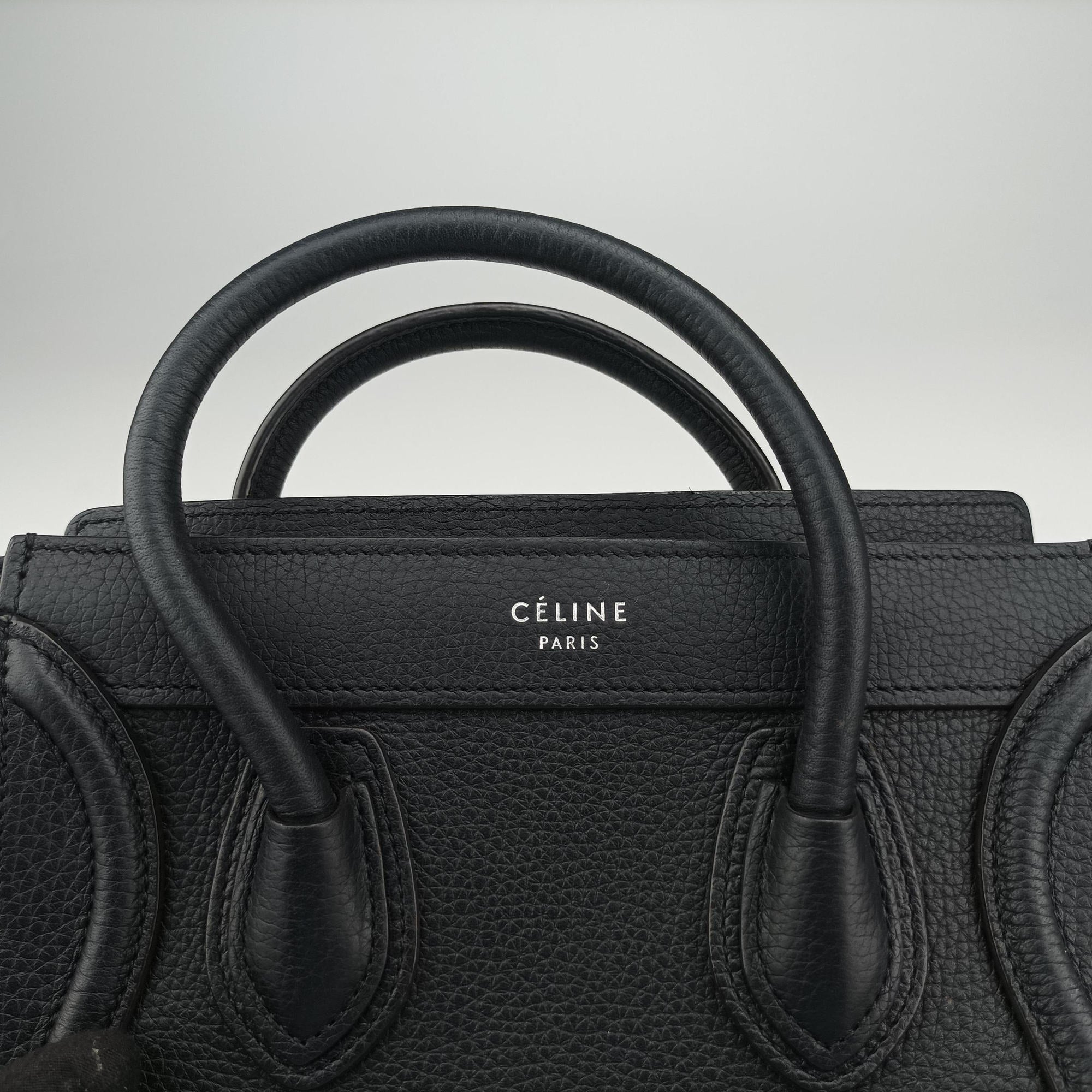 Luggage nano Shopper Black Leather F-CU-2148ラゲージナノショッパー ブラック レザー F-CU-2148
