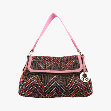 Zucca Chef Brown x Pink canvas 8BR445 2305/8BR445/MXM/058ズッカ シェフ ブラウン x ピンク キャンバス 8BR445 2305/8BR445/MXM/058
