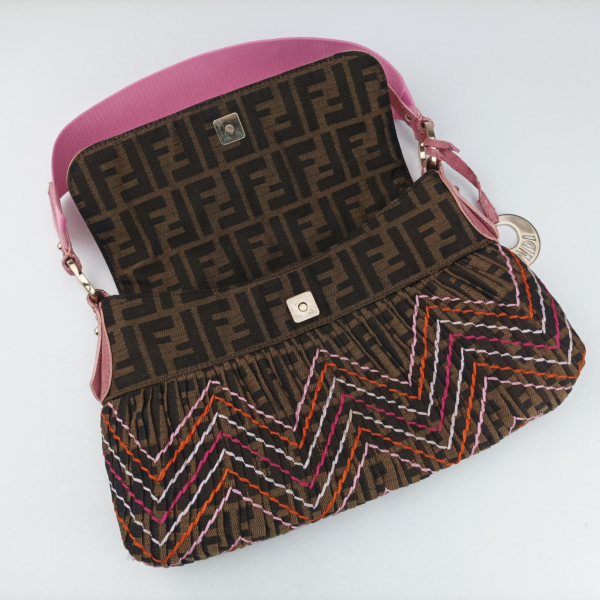 Zucca Chef Brown x Pink canvas 8BR445 2305/8BR445/MXM/058ズッカ シェフ ブラウン x ピンク キャンバス 8BR445 2305/8BR445/MXM/058
