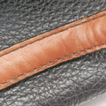 Cube soft bag Black x Brown Leather B06796709Jキューブソフトバッグ ブラック x ブラウン レザー B06796709J