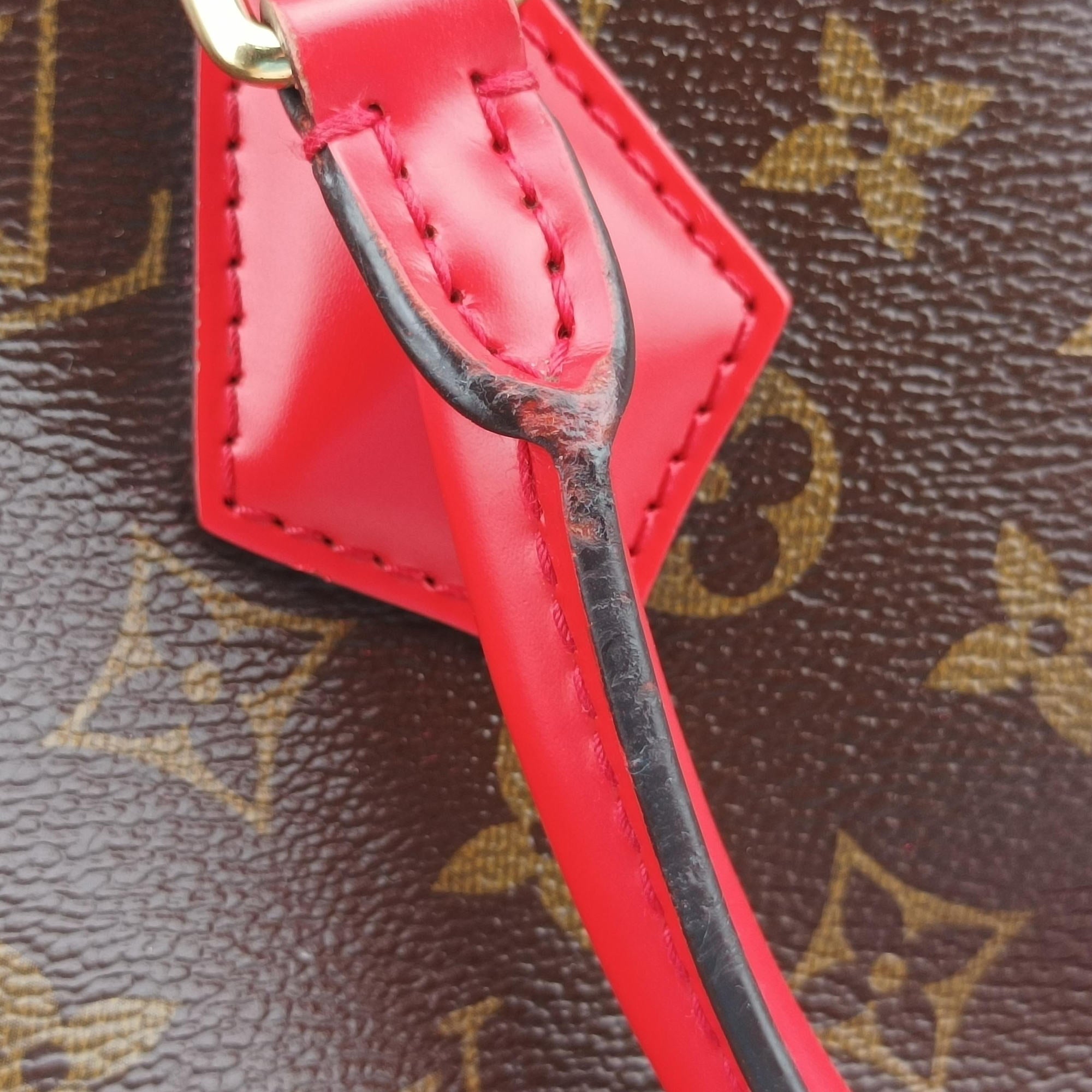 PHENIX PM brown×COQUELICOT Monogram Canvas×calf leather M41537 CA5105フェニックスPM モノグラム/ブラウン×コクリコ モノグラムキャンバス×カーフレザー M41537 CA5105