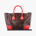 PHENIX PM brown×COQUELICOT Monogram Canvas×calf leather M41537 CA5105フェニックスPM モノグラム/ブラウン×コクリコ モノグラムキャンバス×カーフレザー M41537 CA5105