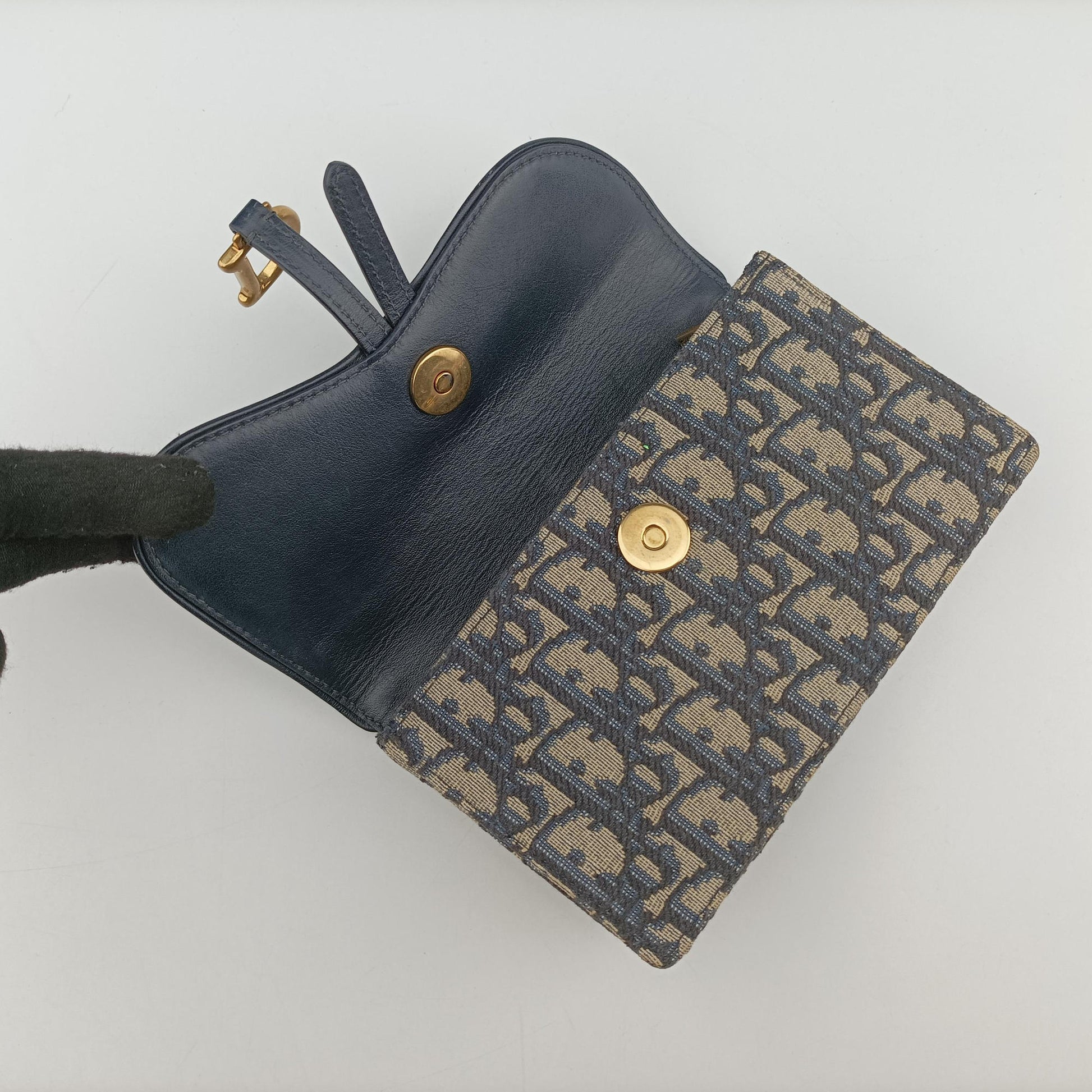 Saddle Navy×Gray Jacquard 12-MA-0252サドル ネイビー×グレー ジャガード 12-MA-0252