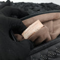 Laser-cut Floral Applique Limited Edition Black Leather 278224 VT610 9613 EPEV 2011 3806 A限定 フラワー パッチワーク ブラック レザー 278224 VT610 9613 EPEV 2011 3806 A